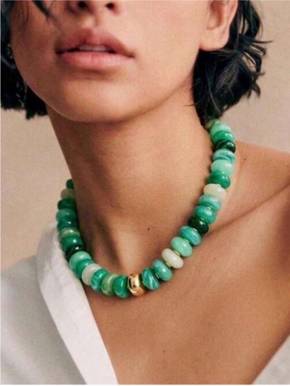 New! Coastal Colorful Beaded Dopamine Necklace NWOT